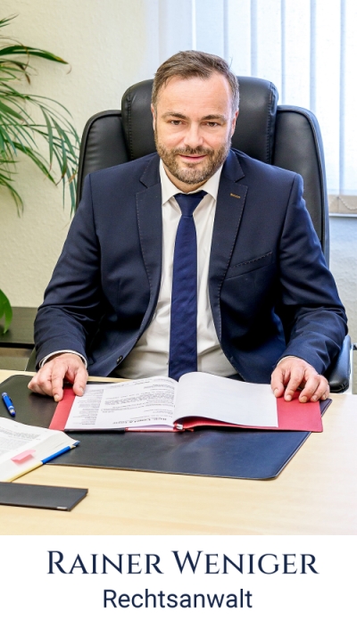 Rechtsanwalt Rainer Weniger Rechtsanwalt Rainer Weniger